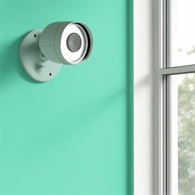 Minneapolis vivint camera facing a window
